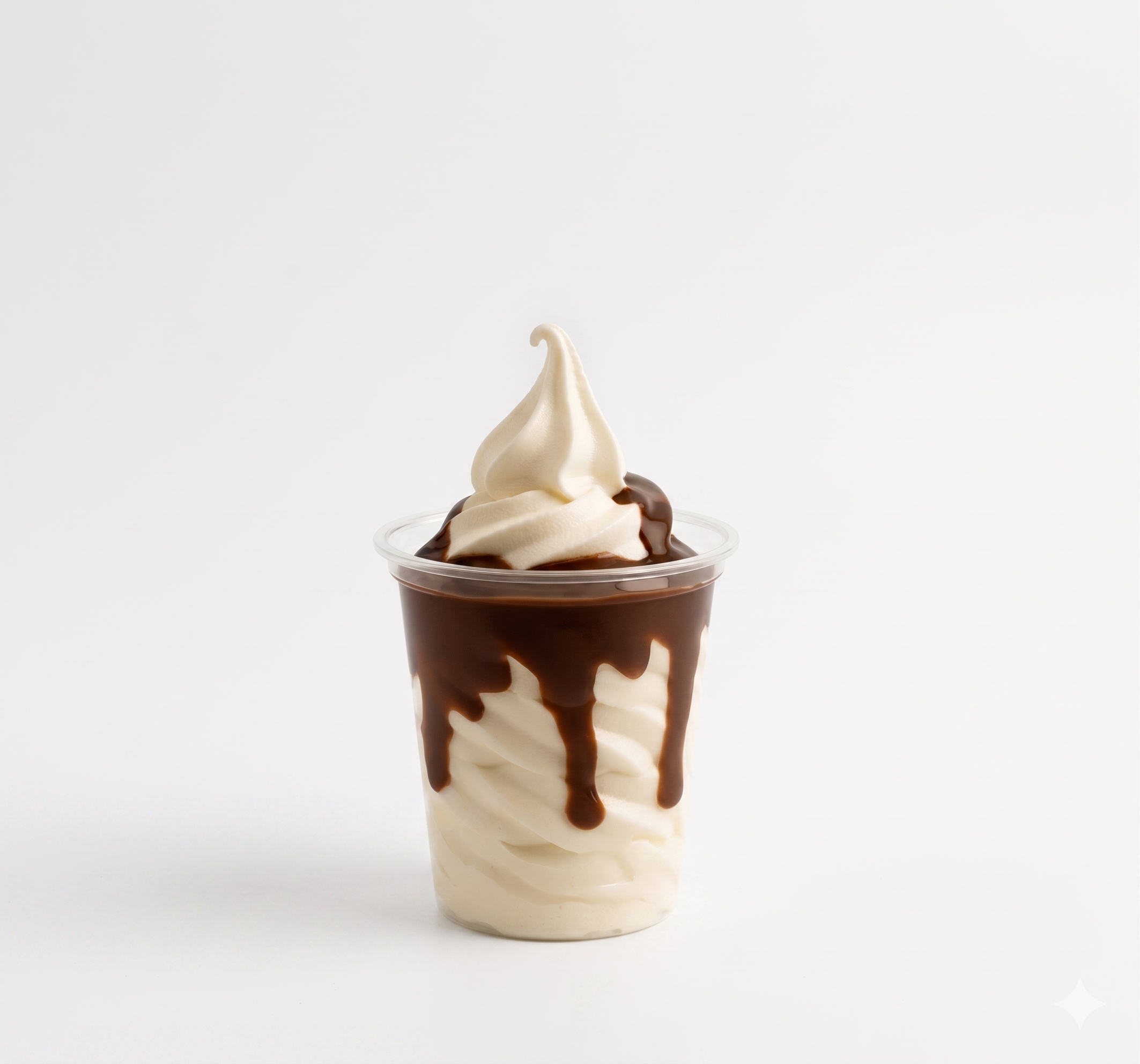 Domingo de Chocolate — helado suave con chocolate en vaso transparente Mr. Suavecito Hipódromo Condesa